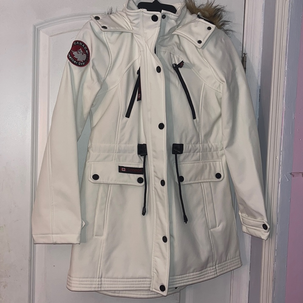 White Fall/Winter Jacket- worn only once
